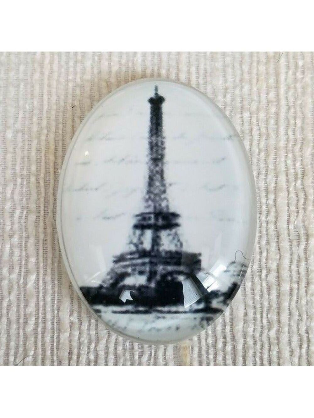 40x30mm World Travel Glass Cabochon 6024